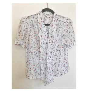 True Vintage 1960’s Rhoda Lee Floral Top